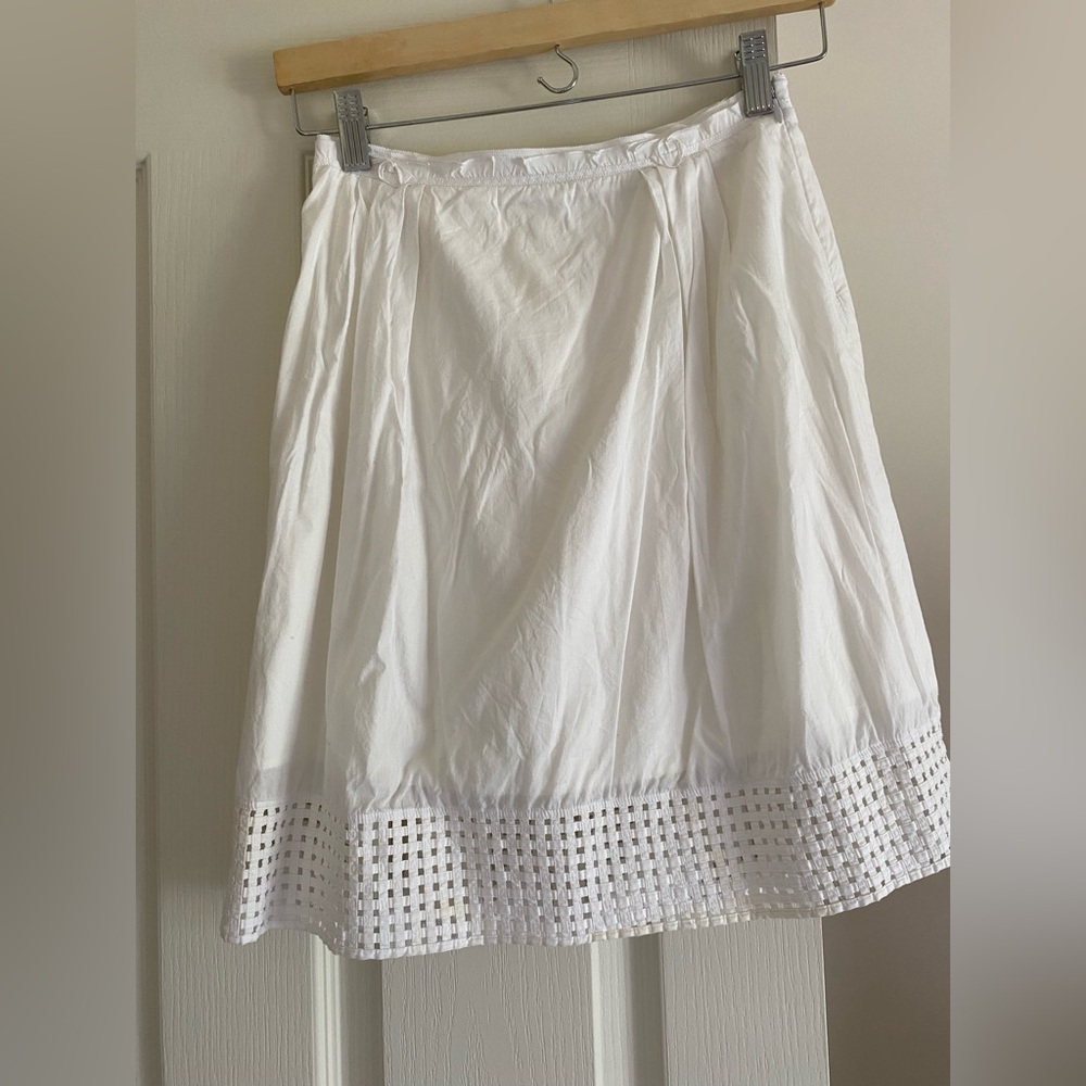 Elie Tahari White Skirt